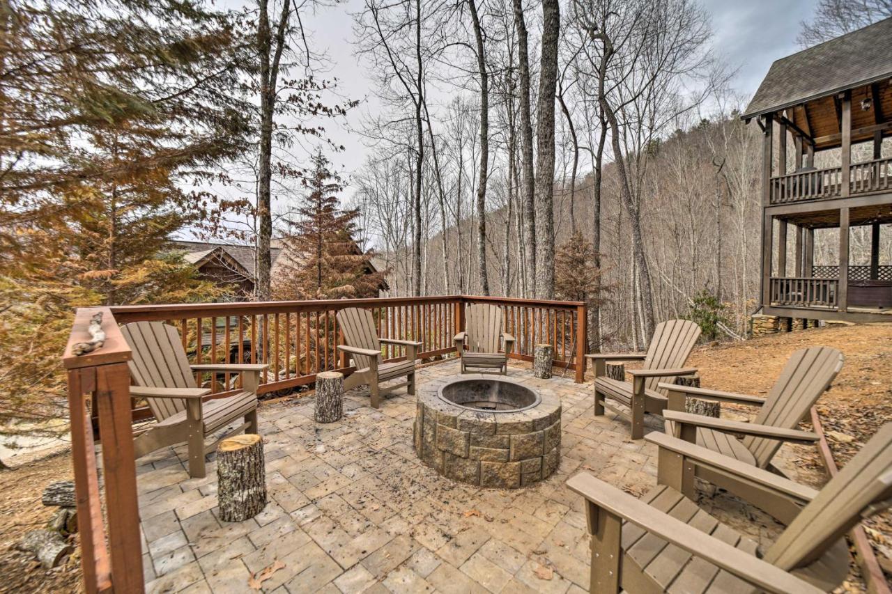 Luxury Cabin Rental In Franklin With Private Hot Tub エクステリア 写真