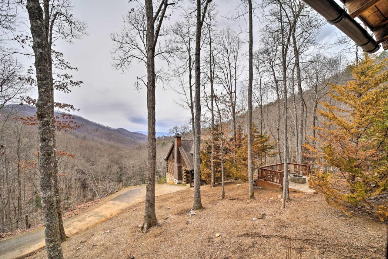 Luxury Cabin Rental In Franklin With Private Hot Tub エクステリア 写真